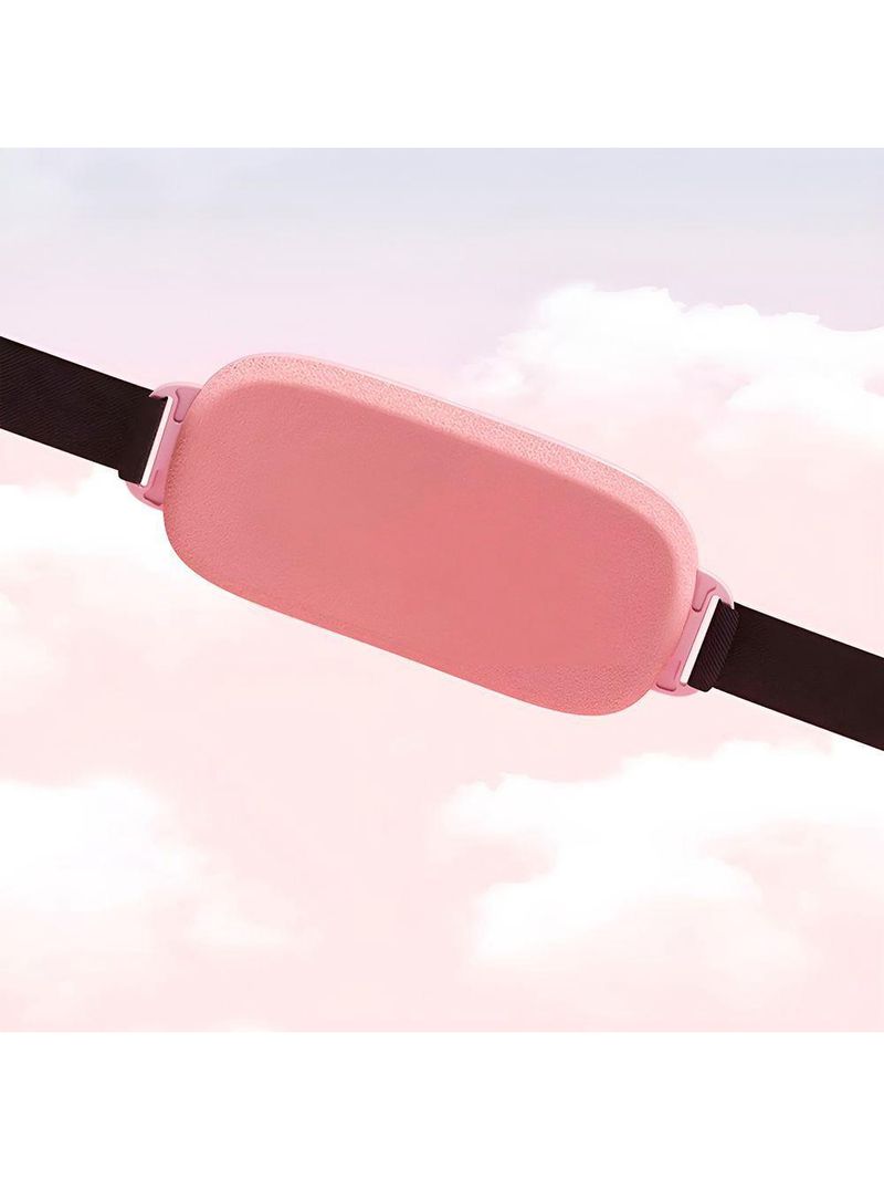 Massageador Térmico Abdominal Com Vibração – Alívio Para Menstrual E Dor Lombar Recarregável branco