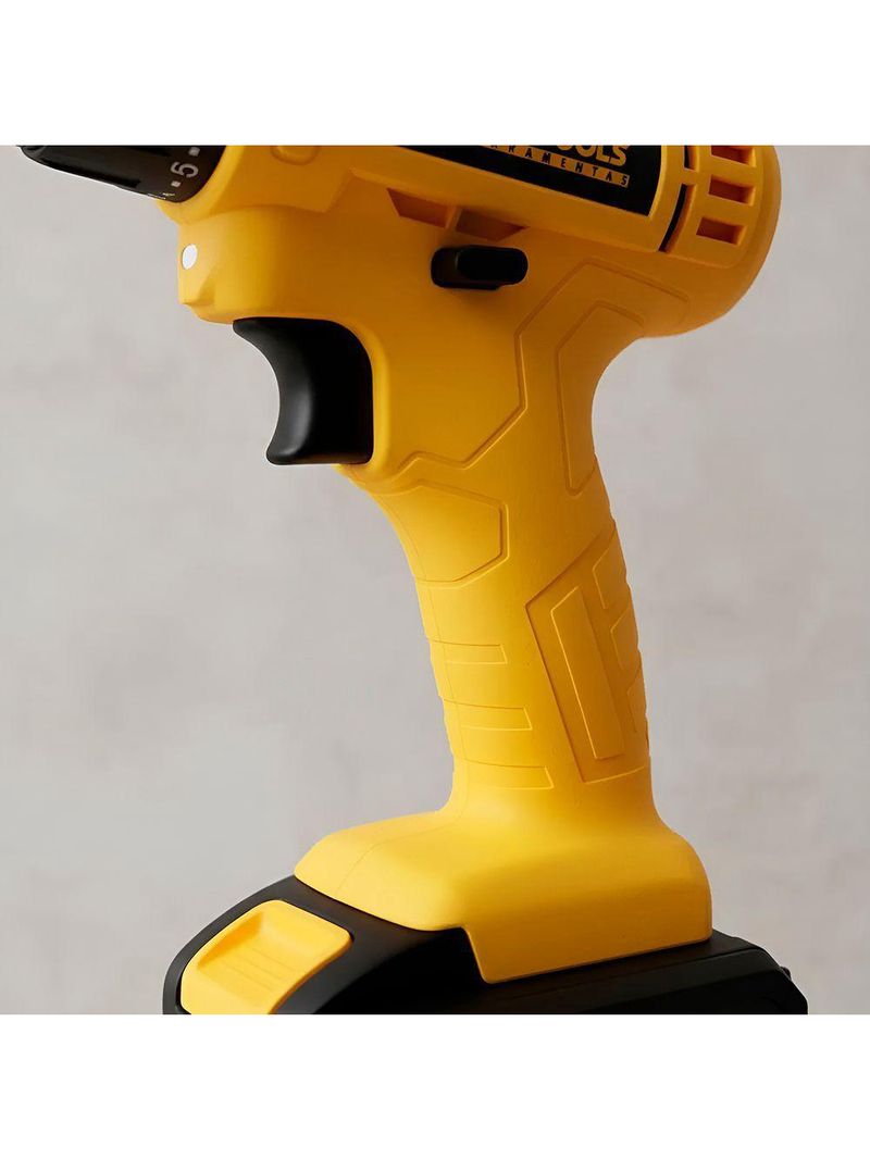 Parafusadeira 12v Sem Fio Com Maleta, Bateria Bivolt E Kit Completo De Brocas E Bits