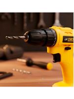 Parafusadeira 12v Sem Fio Com Maleta, Bateria Bivolt E Kit Completo De Brocas E Bits