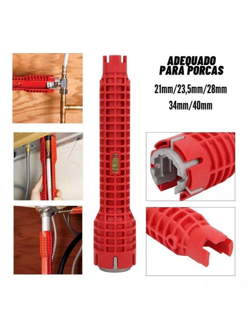 Chave Hidráulica Multifuncional 8 Em 1 Exbom Chm801