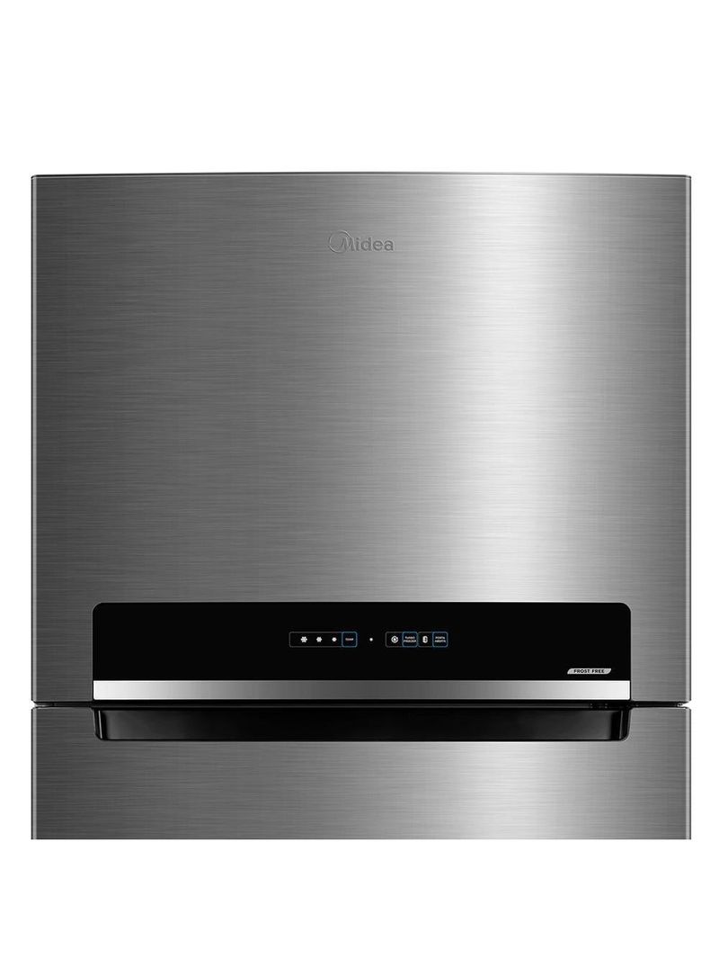 Geladeira midea frost free duplex md-rt611evk013, 473 litros inox com tecnologia inverter e painel touch – flexi-volt