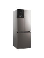 Geladeira electrolux im7s frost free inverter efficient autosense 3 portas inox look 480l