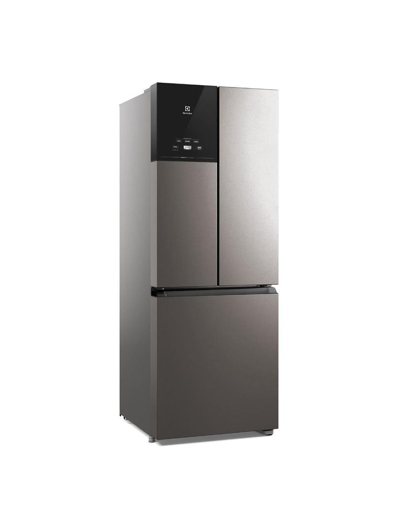 Geladeira electrolux im7s frost free inverter efficient autosense 3 portas inox look 480l