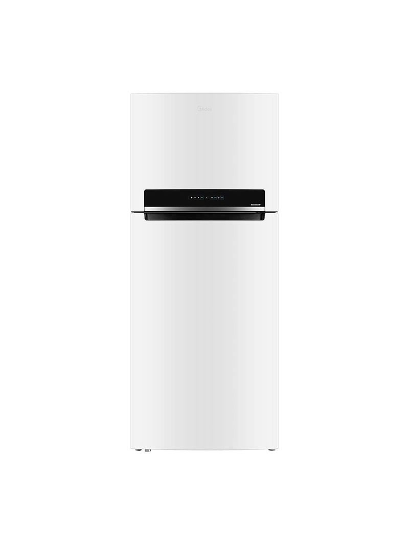 Geladeira midea frost free duplex md-rt611evk013, 473 litros branca com tecnologia inverter e painel touch – flexi-volt