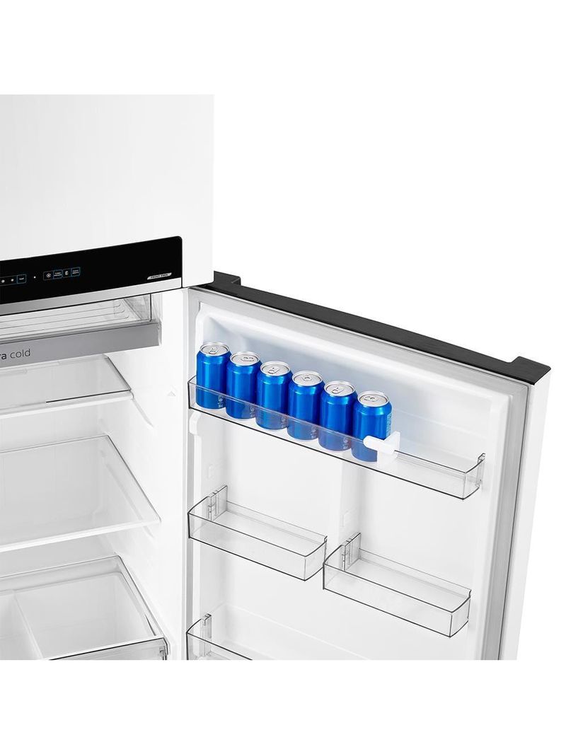Geladeira midea frost free duplex md-rt611evk013, 473 litros branca com tecnologia inverter e painel touch – flexi-volt