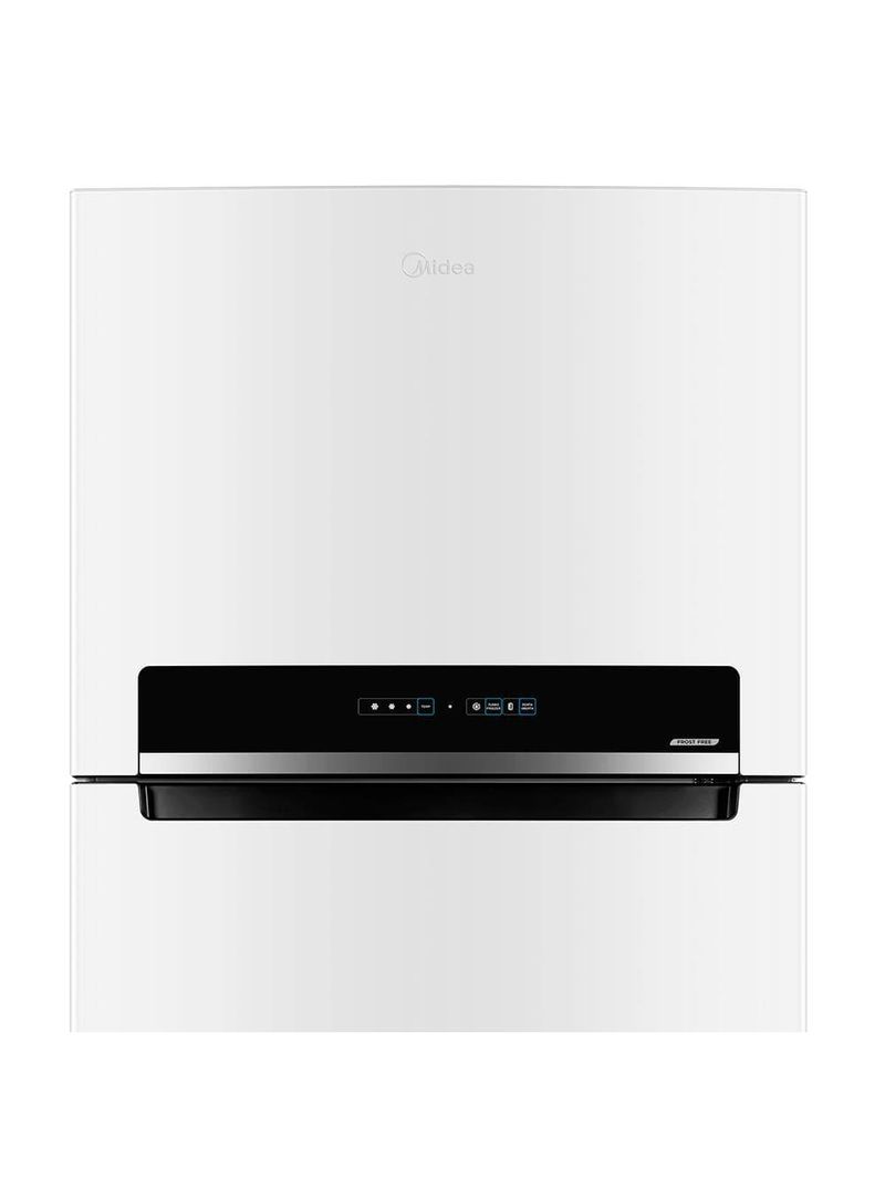 Geladeira midea frost free duplex md-rt611evk013, 473 litros branca com tecnologia inverter e painel touch – flexi-volt
