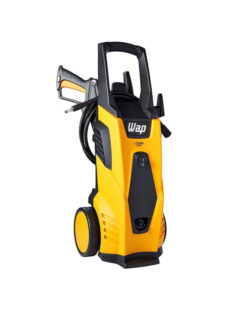 Lavadora de alta pressão wap líder 2200 com 1800psi, trava de segurança, jato de Água leque e concentrado aplicador de detergente e sistema stop total