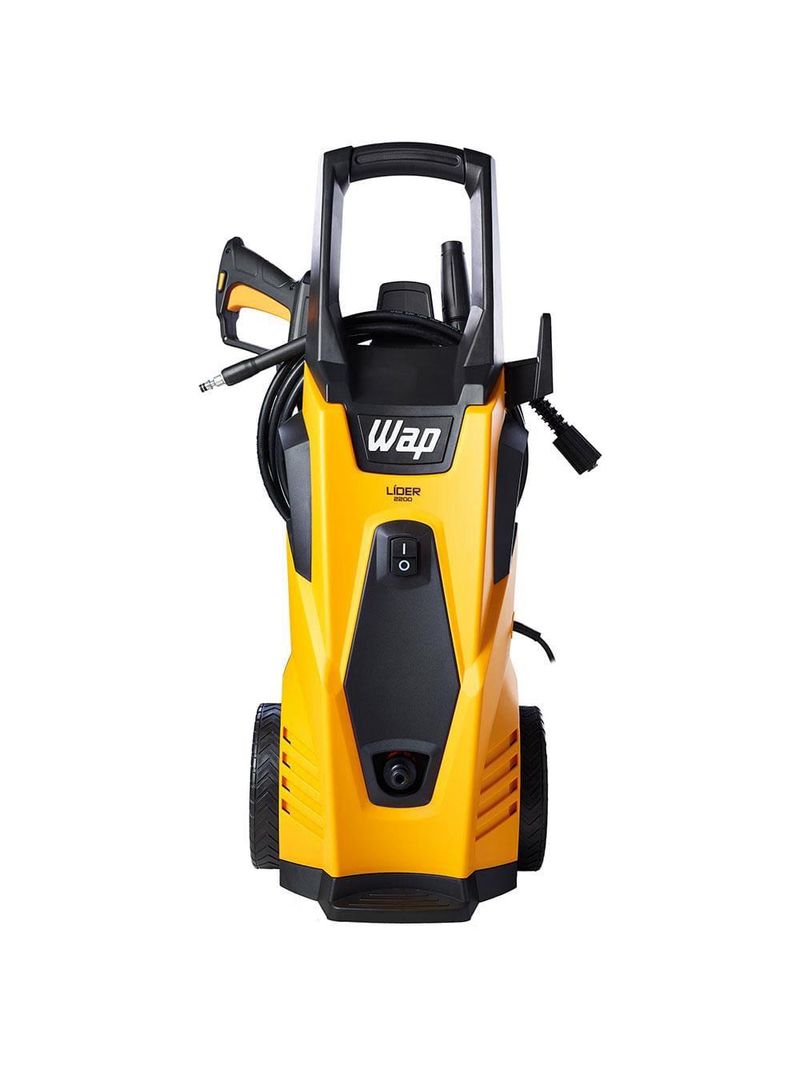 Lavadora de alta pressão wap líder 2200 com 1800psi, trava de segurança, jato de Água leque e concentrado aplicador de detergente e sistema stop total