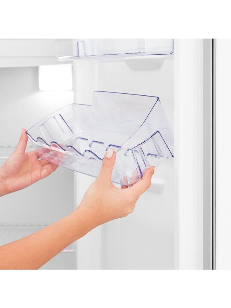 Geladeira electrolux degelo prático re31 com controle de temperatura 240l - branca