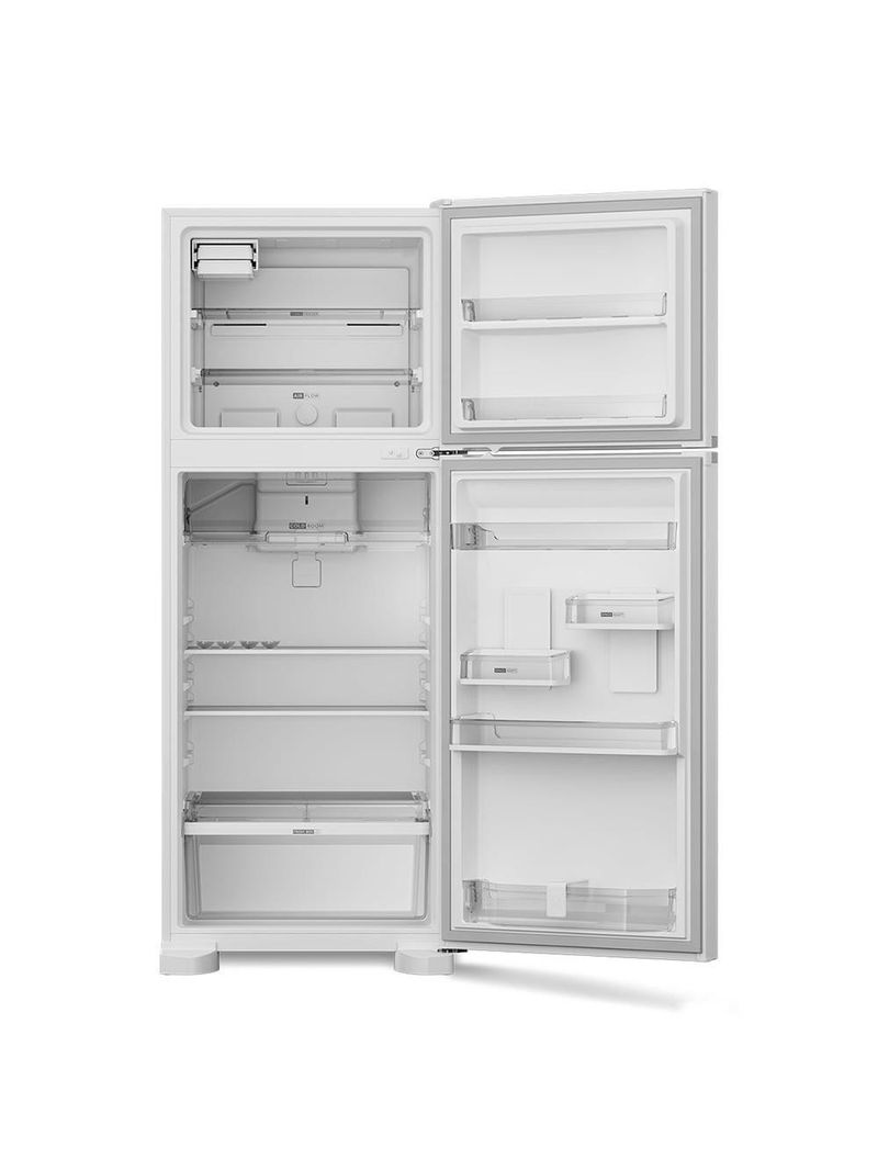Geladeira brastemp duplex brm55fb frost free com painel click black e turbo freezer 463l – branca