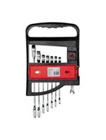 Jogo De Chaves Combinadas Com Catraca Mtx 8 Peças Aço Crv