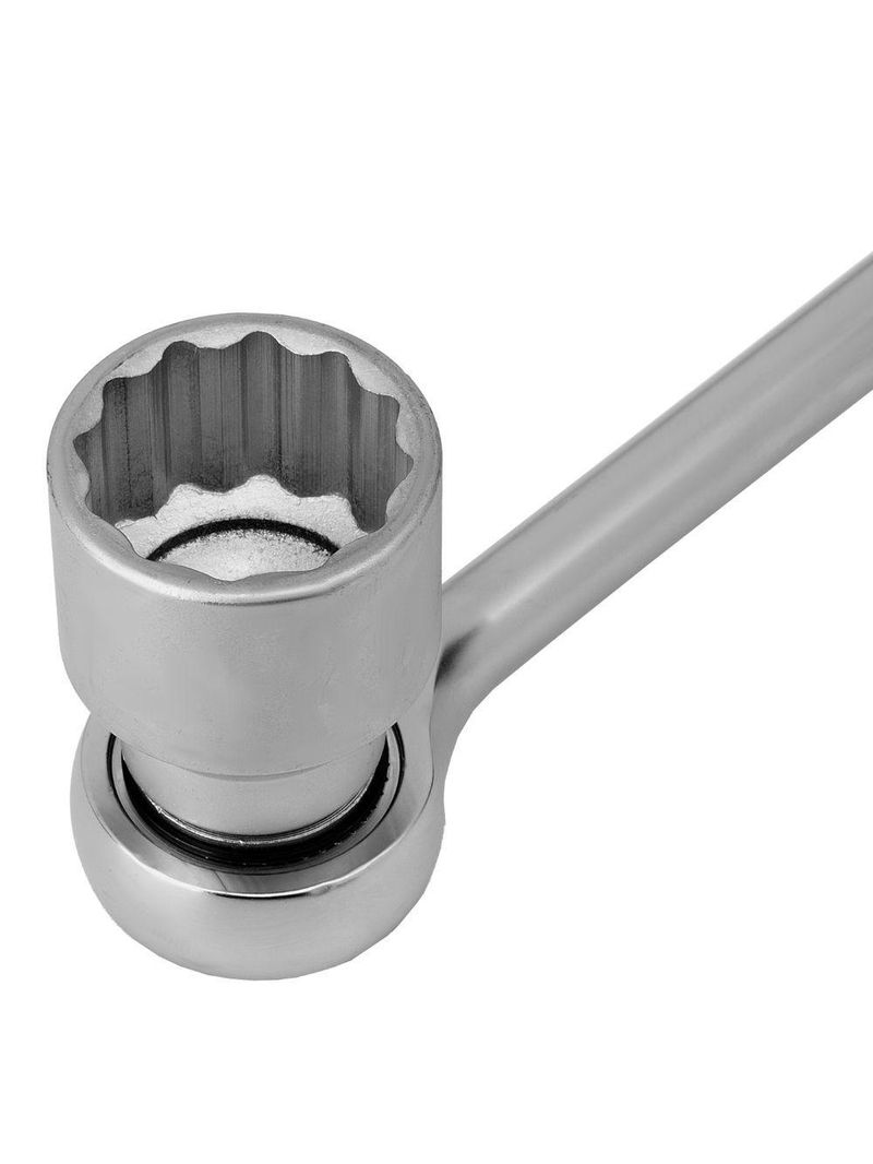 Chave Catraca Reversivel Para Soquete Cromo Vanadio Cromada Encaixe 3/4pol 1pc Mtx