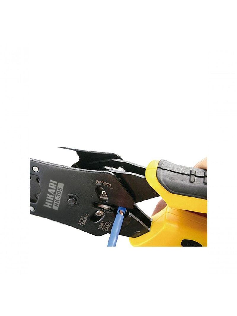 Testador De Cabos De Rede E Alicate De Crimpar Hikari Hk-305