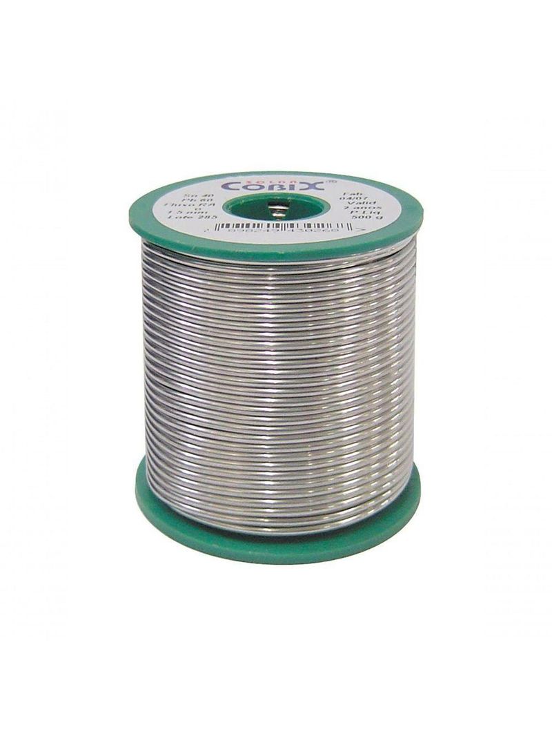 Solda Cobix Verde 40-60 1,0mm 500 Gramas