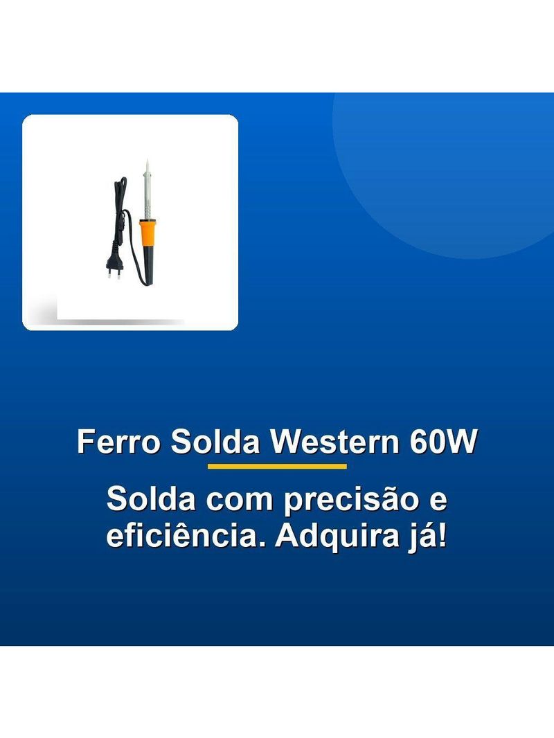 Ferro De Solda Western 60W 220V
