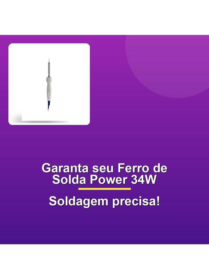 Ferro De Solda Power 34w 220V
