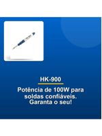 Ferro De Soldar Gás Hikari Hk-900 100W