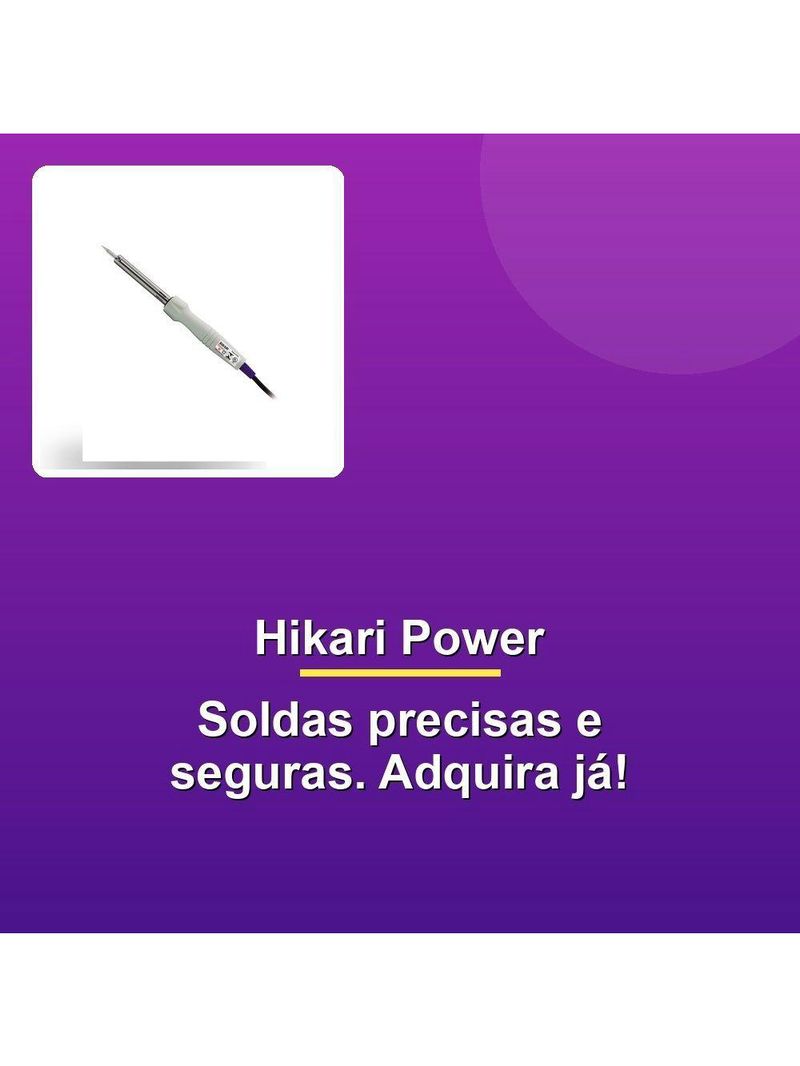 Ferro De Solda Hikari Power 34w 220V