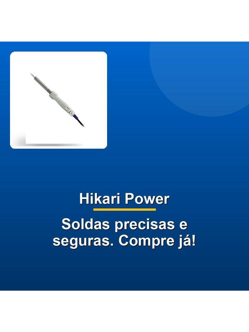 Ferro De Solda Hikari Power 34w 110V