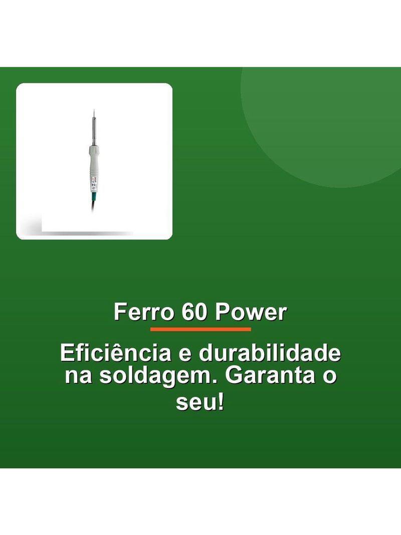 Ferro De Solda 60 Power 50W 220V