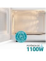 Micro-ondas Philco 28L Branco Pintura Limpa Fácil PMO30B 110V