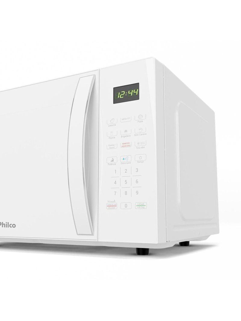 Micro-ondas Philco 28L Branco Pintura Limpa Fácil PMO30B 110V