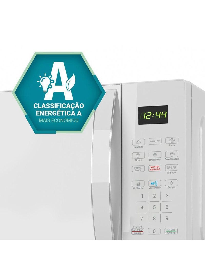 Micro-ondas Philco 28L Branco Pintura Limpa Fácil PMO30B 110V