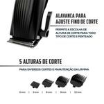 Máquina De Cortar Cabelo Britânia Bcr03 9 Acessórios 18w 110V