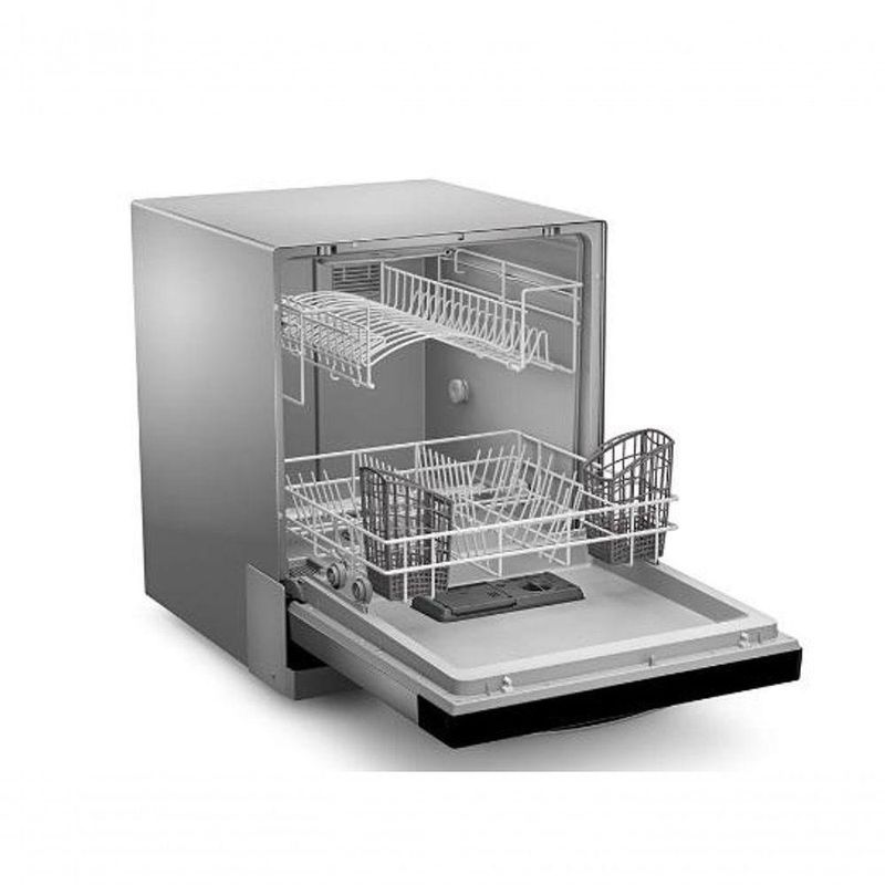 Lava-Louças de Bancada Electrolux BLF08BSA Compact Prata com Programas Dia-A-Dia Pesado Delicado