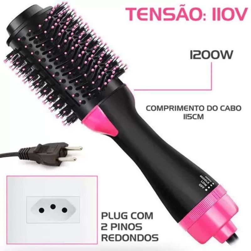 Escova Secadora Modeladora Alisadora Garantia Premier