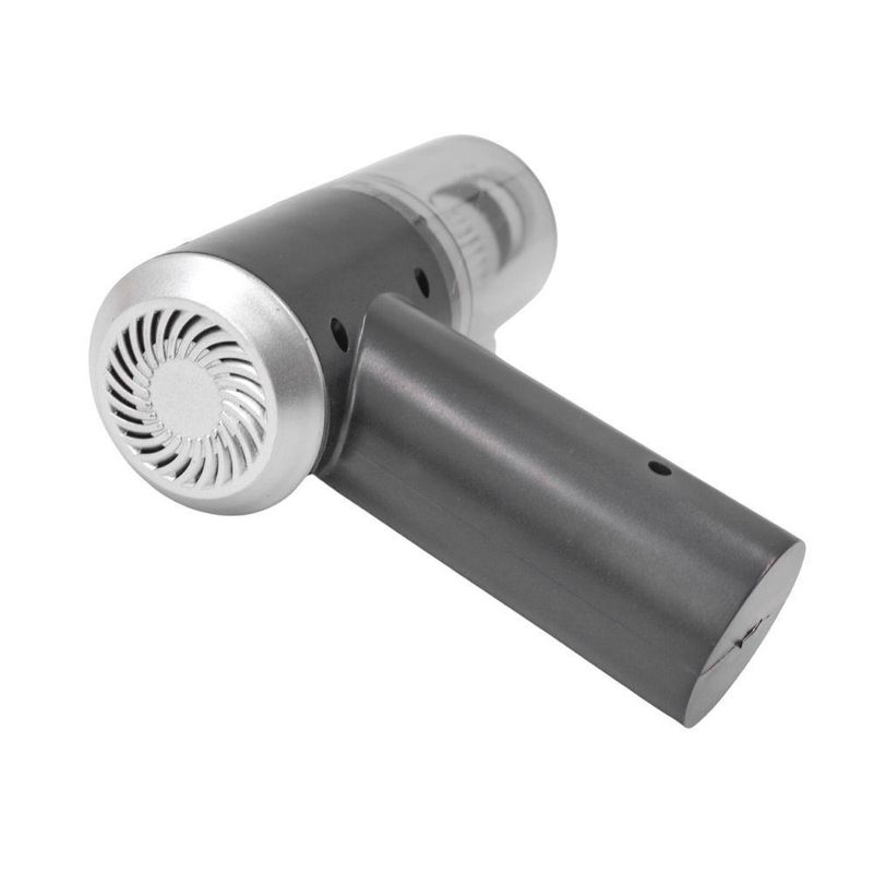 Aspirador Portátil sem Fio Shopmix Mini para Casa e Carro Recarregável com Ponteira Escova Preto