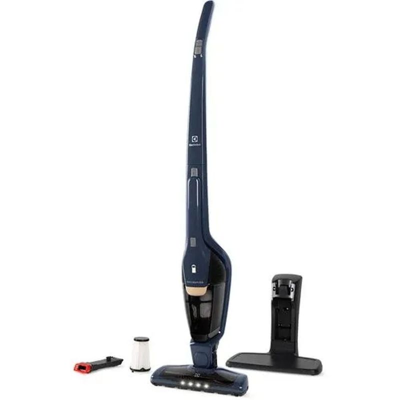 Aspirador Vertical 2 em 1 Electrolux ERG25N sem Fio com Filtro Hepa 0,4L Azul Bivolt