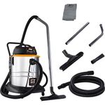 Aspirador de Pó e Água WAP GTW Inox 70 Duo 2800W 70L Inox Preto 110V