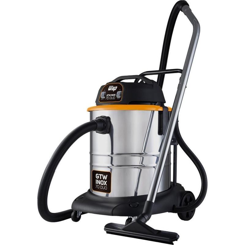 Aspirador de Pó e Água WAP GTW Inox 70 Duo 2800W 70L Inox Preto 110V