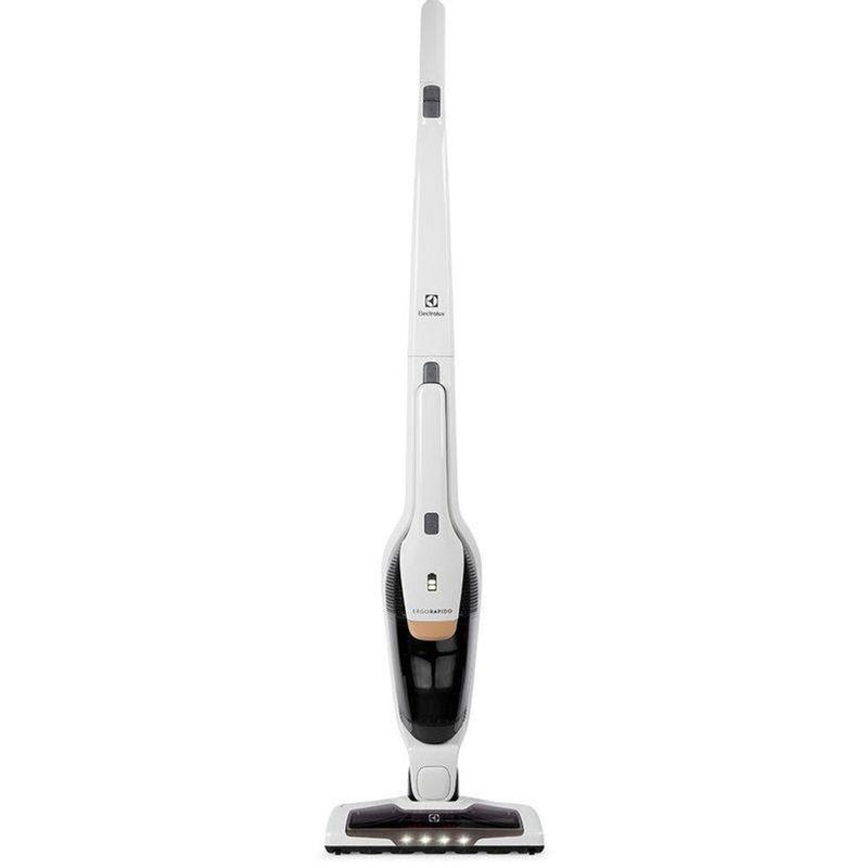Aspirador Vertical 2 em 1 Electrolux Ergorapido ERG25B 0,4L Hepa Branco Bivolt