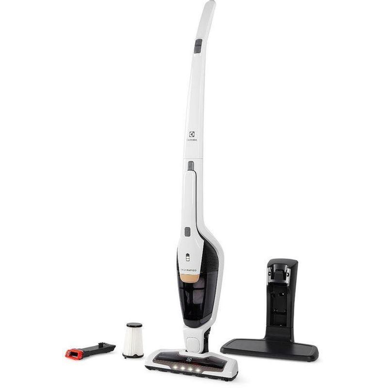 Aspirador Vertical 2 em 1 Electrolux Ergorapido ERG25B 0,4L Hepa Branco Bivolt