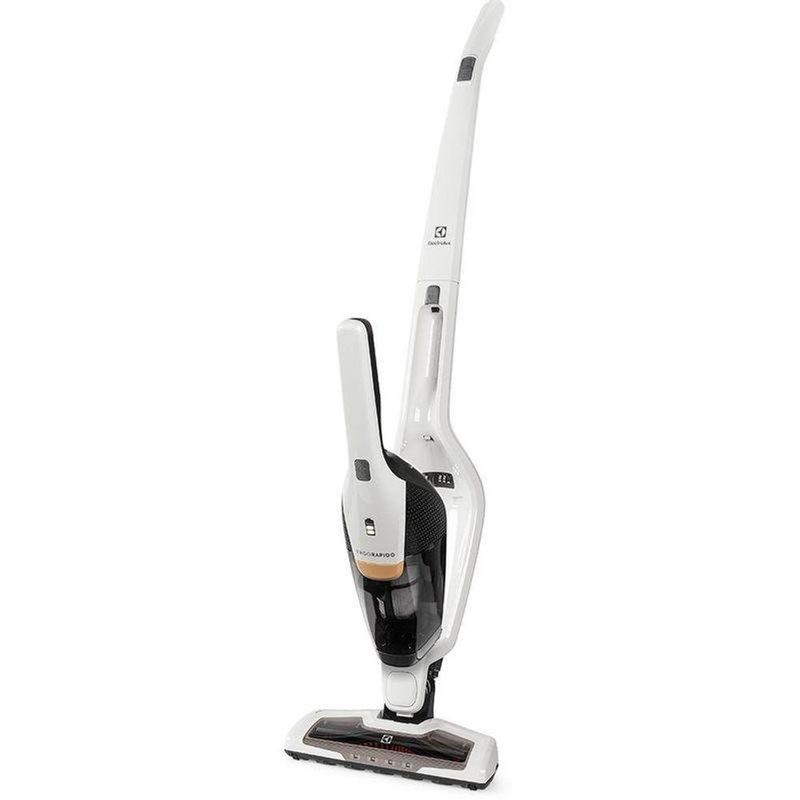 Aspirador Vertical 2 em 1 Electrolux Ergorapido ERG25B 0,4L Hepa Branco Bivolt