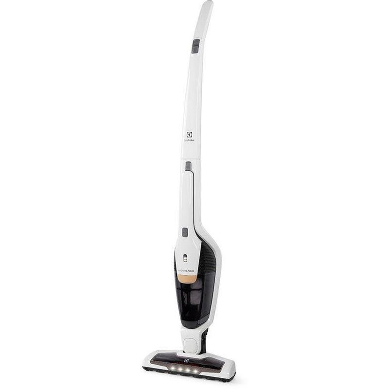 Aspirador Vertical 2 em 1 Electrolux Ergorapido ERG25B 0,4L Hepa Branco Bivolt