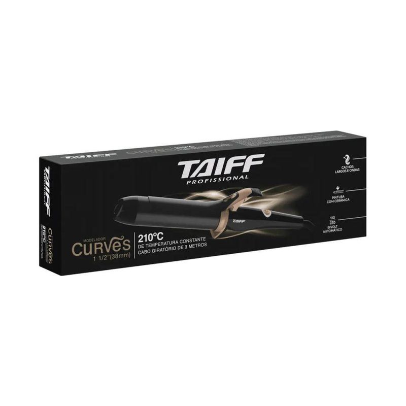 Modelador Curves 38mm 210ºC Preto Bivolt