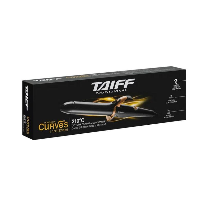 Modelador Curves 32mm 210ºC Preto Bivolt