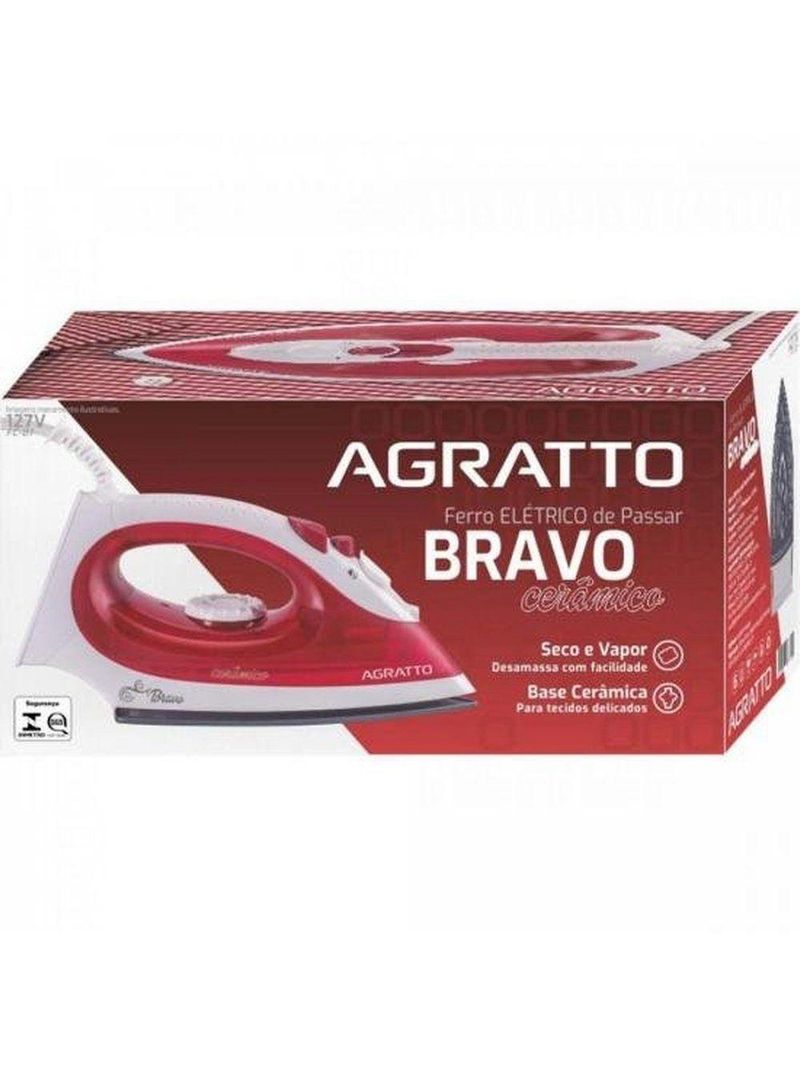 Ferro Vapor Agratto Bravo Fc-01 Cerâmico 110V