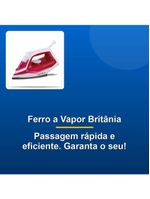 Ferro Elétrico A Vapor Britânia Bfv201r 220V