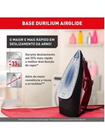 Ferro A Vapor Ultragliss Base Durilium Airglide 1520W Vinho