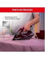 Ferro A Vapor Ultragliss Base Durilium Airglide 1520W Vinho
