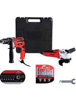 Kit Esmerilhadeira Furadeira 220v 24pc Worker