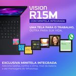 Notebook Positivo Vision R15M AMD® Ryzen 3-7330U Windows 11 8GB RAM 512GB SSD Wi-Fi 6 Tela 15” Full HD IPS - Minitela