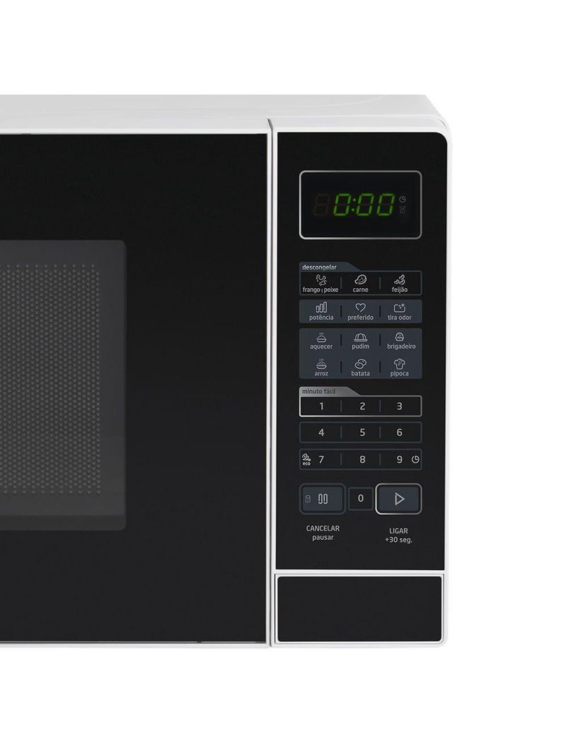 Micro-ondas 20l Branco Porta Preta Minuto Fácil Midea Mras22 - 220v
