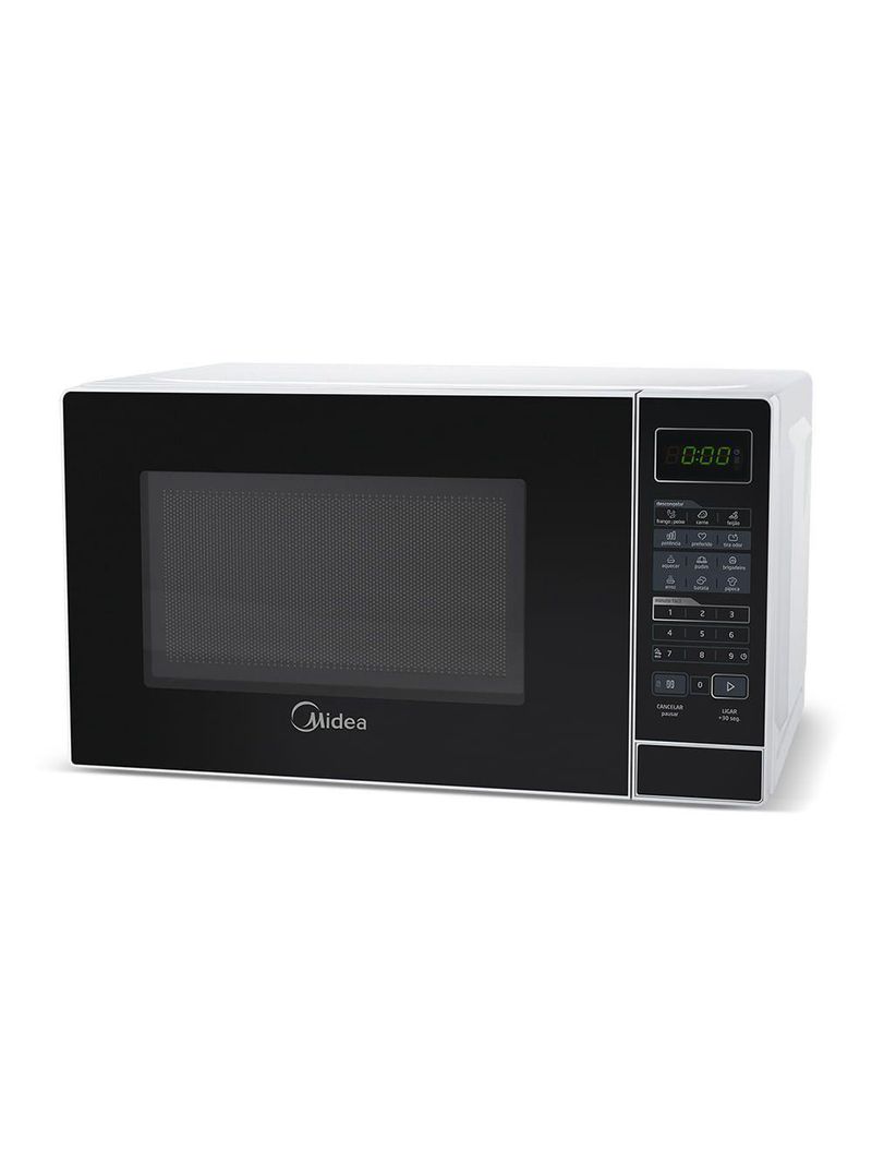 Micro-ondas 20l Branco Porta Preta Minuto Fácil Midea Mras22 - 220v