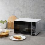 Micro-ondas 20l Branco Porta Preta Minuto Fácil Midea Mras22 - 220v