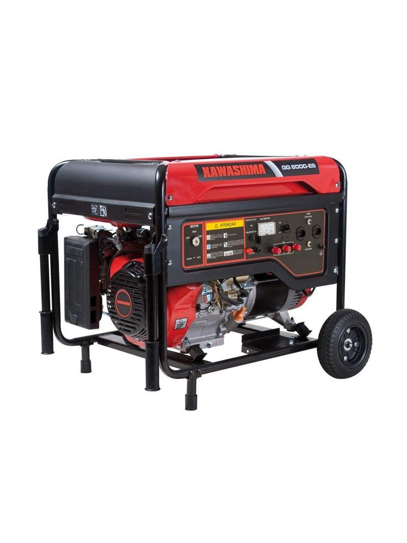 Gerador à Gasolina Kawashima Gg8000-es 8,0kw Mono Bivolt